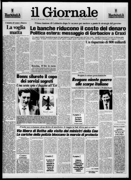 Il giornale : quotidiano del mattino